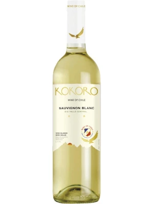 Вино Kokoro Sauvignon Blanc Semi Dulce, Valle Central DO 2021, 0.75 л