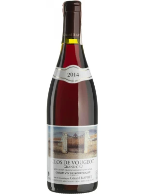 Вино Gerard Raphet, Clos Vougeot Grand Cru AOC 2014, 0.75 л