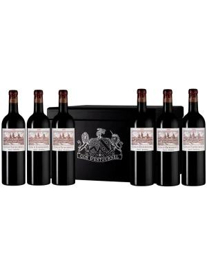Вино Chateau Cos d'Estournel Saint-Estephe AOC, gift set (2002,2003,2004,2005,2006, 2008) , gift set 0.75 л