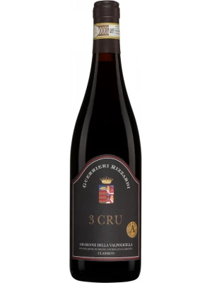 Вино Guerrieri Rizzardi, 3 Cru, Amarone della Valpolicella Classico DOCG 2017, 0.75 л