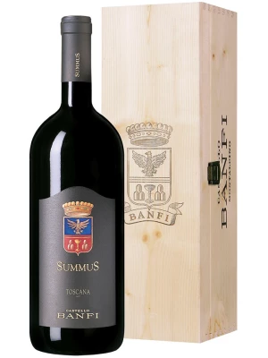 Вино Banfi, SummuS, Sant'Antimo DOC, wooden box 2014, 1.5 л