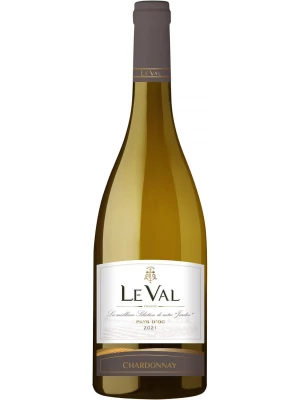 Вино Le Val Chardonnay, Pays d'Oc IGP 2021, 0.75 л
