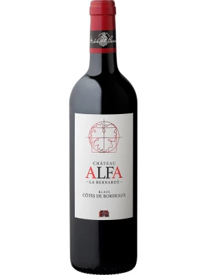 Вино Chateau Alfa la Bernarde, Blaye Cotes de Bordeaux AOC 2020, 0.75 л