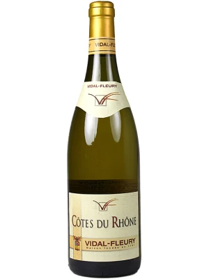 Вино Vidal-Fleury, Cotes du Rhone Blanc 2020, 0.375 л