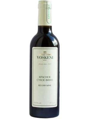 Вино Voskeni Red Dry 2014, 0.375 л