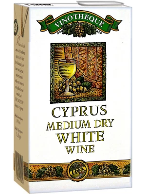 Вино Loel, Vinotheque Cyprus​​​​​​​ Medium Dry White, Tetra Pak 1 л