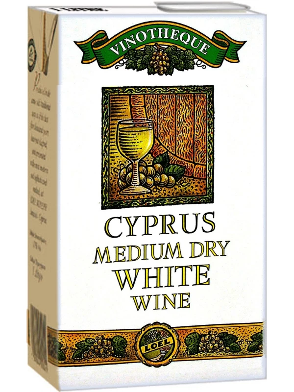 Loel, Vinotheque Cyprus​​​​​​​ Medium Dry White, Tetra Pak
