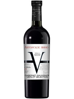 Вино Villa Krim, Author's Collection Cabernet Sauvignon-Merlot Selection 0.75 л