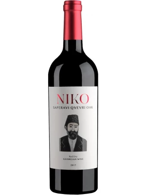 Вино Niko Saperavi Qvevri Oak 2017, 0.75 л