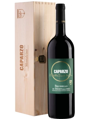 Вино Caparzo, Brunello di Montalcino DOCG, wooden box 2017, 1.5 л