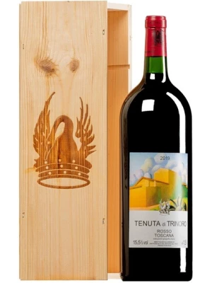 Вино Tenuta di Trinoro, wooden box 2019, 1.5 л