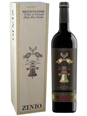 Вино Patrocinio, Zinio Seleccion de Suelos, Rioja DOCa, wooden box 2011, 0.75 л