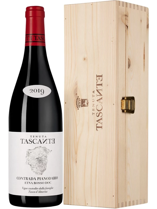 Tasca d'Almerita, Tascante Contrada Pianodario, Etna DOC, wooden box