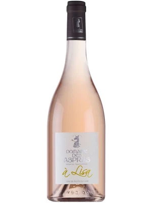 Вино Domaine des Aspras, A Lisa Rose, Cotes de Provence AOP 2018, 0.75 л