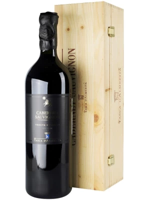 Вино Tasca d'Almerita, Cabernet Sauvignon, in wooden box 2011, 1.5 л
