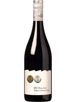 Вино DUO du Midi Malbec-Cabernet Franc, Pays d'Oc IGP 2021, 0.75 л