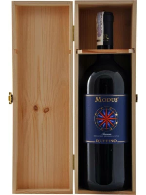 Вино Ruffino, Modus, Toscana IGT, wooden box 2012, 1.5 л
