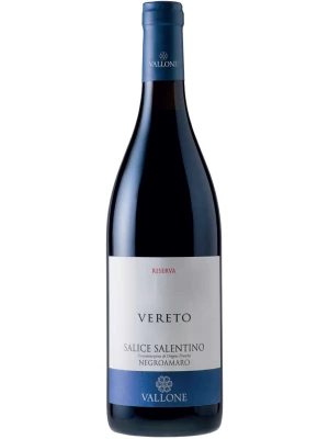 Вино Vallone, Vereto Riserva Negroamaro, Salice Salentino DOP 2019, 0.75 л