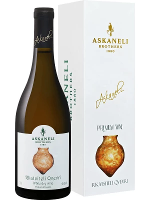 Вино Askaneli Brothers, Rkatsiteli Qvevri, gift box 0.75 л