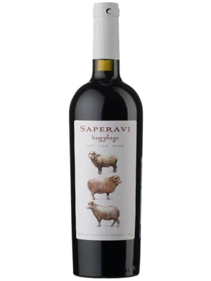Вино Georgian Wine House, Gurmani Saperavi 2023, 0.75 л