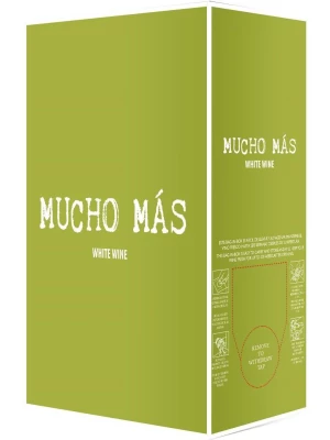 Вино Mucho Mas, Blanco Semi-Dry, bag-in-box 3 л