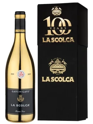 Вино La Scolca, Gavi di Gavi DOCG, 2020 Golden, gift box 2020, 0.75 л
