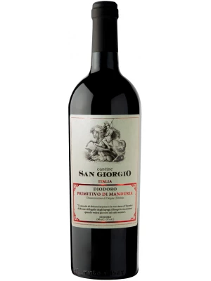 Вино Cantine San Giorgio, Diodoro Primitivo di Manduria DOP 2020, 0.75 л