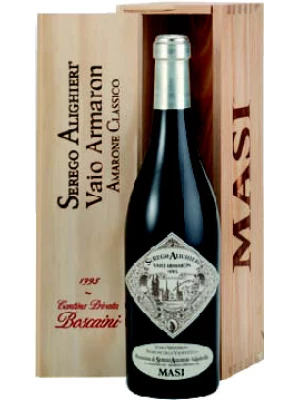 Вино Masi Serego Alighieri, Vaio Armaron, wooden box 1995, 0.75 л