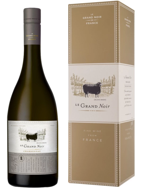 Le Grand Noir Chardonnay, Pays d'Oc IGP, gift box