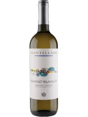 Вино Mantellassi, Sasso Bianco, Maremma Toscana DOC 2018, 0.75 л