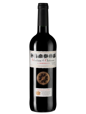 Вино Selection des Chateaux de Bordeaux Rouge, Франция Jean d'Alibert 0.75 л
