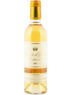 Вино Chateau d'Yquem Sauternes AOC 1-er Grand Cru Superieur 2001, 0.375 л
