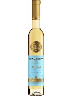 Вино Массандра, Мускат позднего сбора 0.375 л