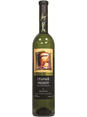 Вино Skoliovin, Old Recipe White Semi-Sweet 0.75 л