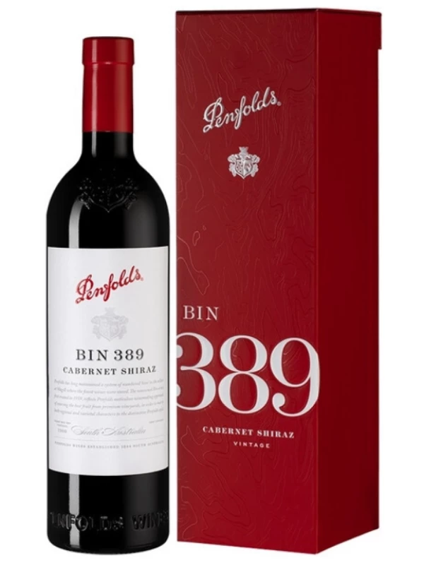 Penfolds, Bin 389 Cabernet Shiraz, gift box