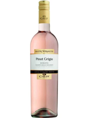 Вино Mastri Vernacoli Pinot Grigio Rosato, Vigneti delle Dolomiti IGT 2018, 0.75 л