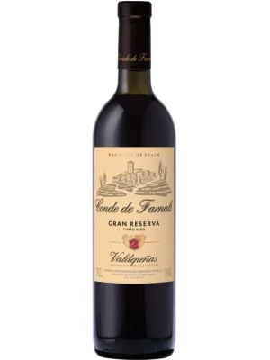 Вино Conde de Farnals Gran Reserva, Valdepenas DO 2014, 0.75 л