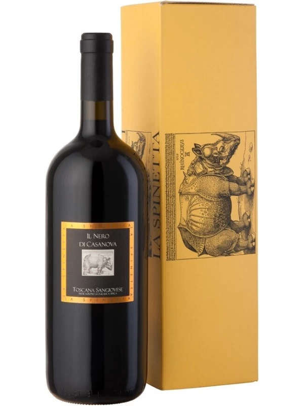 La Spinetta, Sangiovese Il Nero Di Casanova, Toscana IGT, gift box