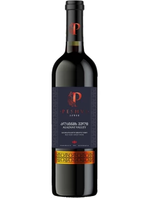 Вино Peshvi Alazani Valley Red 2019, 0.75 л