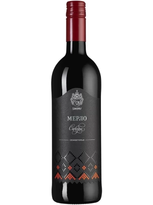 Вино Имение Сикоры, Мерло Сикоры 2019, 0.75 л