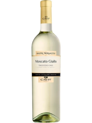 Вино Mastri Vernacoli Moscato Giallo, Trentino DOC 2025, 0.75 л