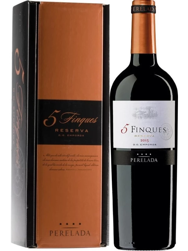 Castillo Perelada, 5 Fincas Reserva, Emporda DO, gift box