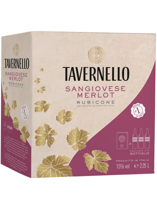 Tavernello Sangiovese-Merlot, Rubicone IGT, bag-in-box