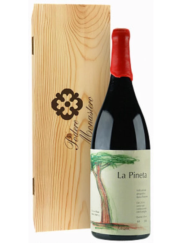 Podere Monastero, La Pineta, Toscana IGT, wooden box