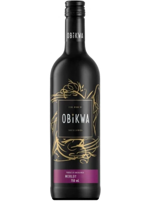 Вино Obikwa, Merlot 2020, 0.75 л