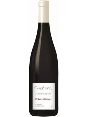 Вино Guy Allion, Le Quatre Pierres Cabernet Franc, Touraine AOC 2017, 0.75 л