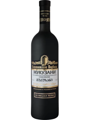 Вино Кахетинские подвалы Мукузани, матовая бутылка 0.75 л