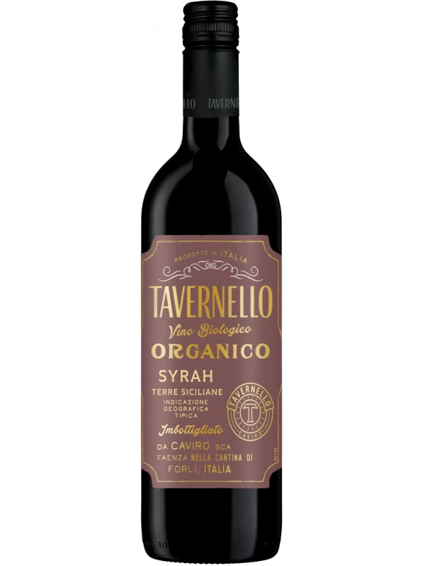 Tavernello Organico Syrah, Terre Siciliane IGT