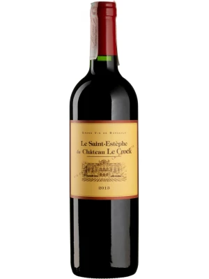 Вино Le Saint-Estephe du Chateau le Crock AOC 2013, 0.75 л