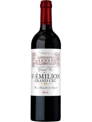 Вино Ginestet, Grand Vin de Saint-Emilion Grand Cru AOC 2015, 0.75 л